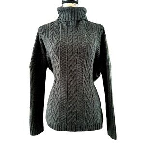 Joseph A cable knit turtleneck sweater